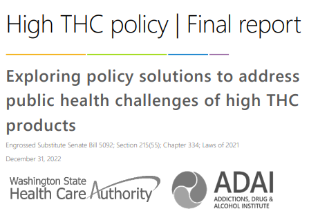 Graphic for High THC Report 